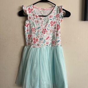 Tommy Bahama Floral and Aqua Kids Dress